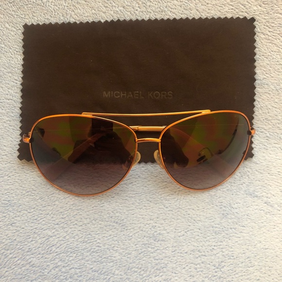 Michael Kors Accessories - Rose gold Michael Kors sunglasses